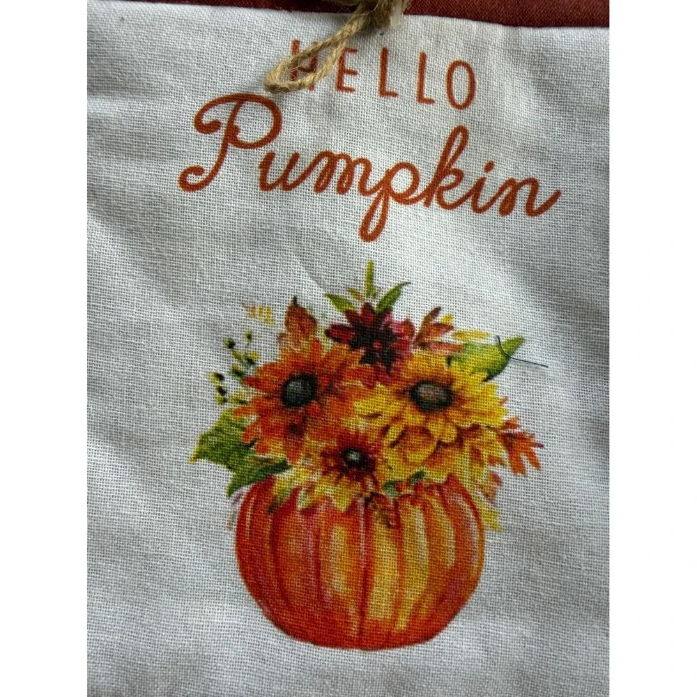 Kay Dee Fall Pumpkin Towels Pot Holder Oven Mitt Cookie Cutter Lot NWT